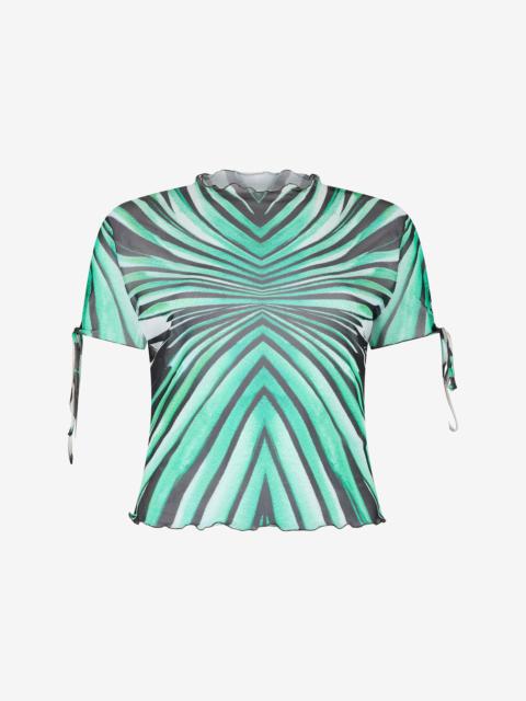 Roberto Cavalli Ray of Sea Print Top