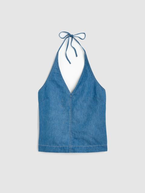 Madewell Denim Halter Shell Top