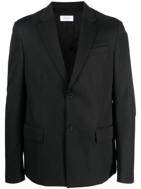 Off-White single-breasted wool blazer