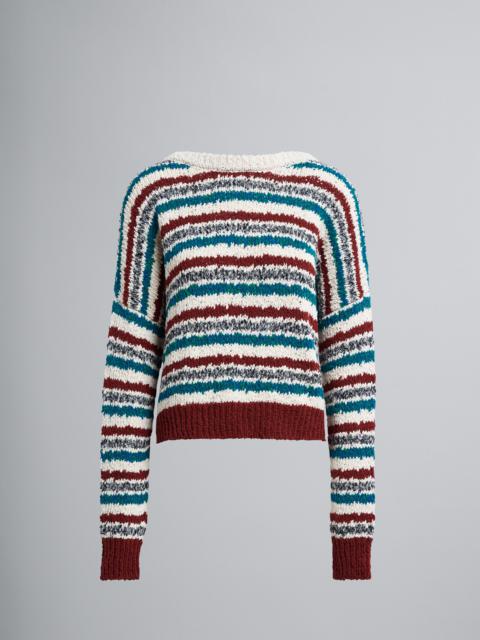 Marni GROOVY STRIPE COTTON SWEATER