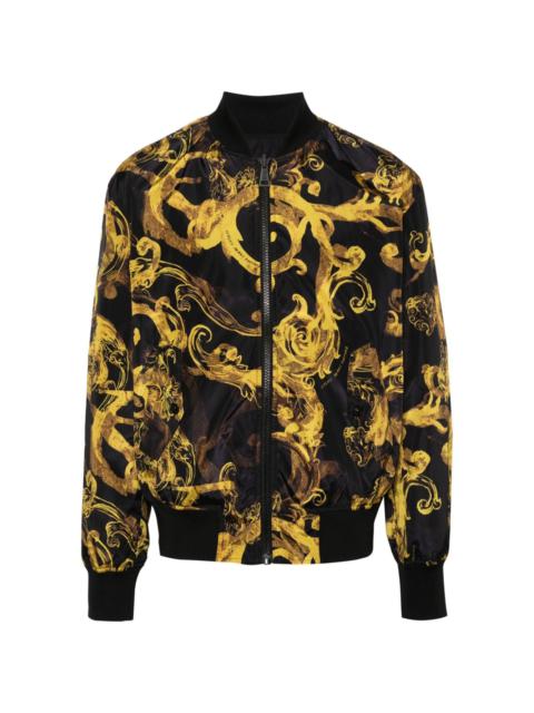 VERSACE JEANS COUTURE Barocco-print reversible jacket