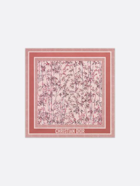 Dior Toile de Jouy Natura 70 Square Scarf
