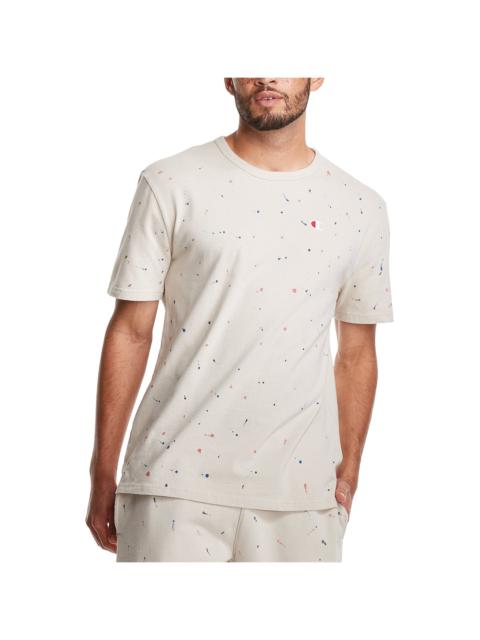 Champion C-Life Heritage Paint Splatter T-Shirt "Pebblestone" T25969 549967 AZXC