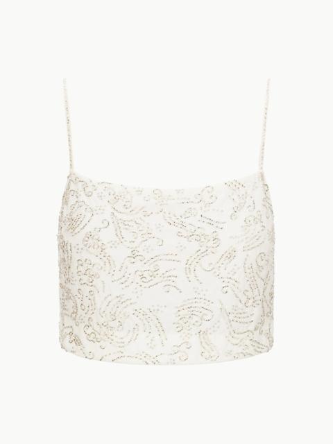 STAUD STAUD FERMO TOP IVORY