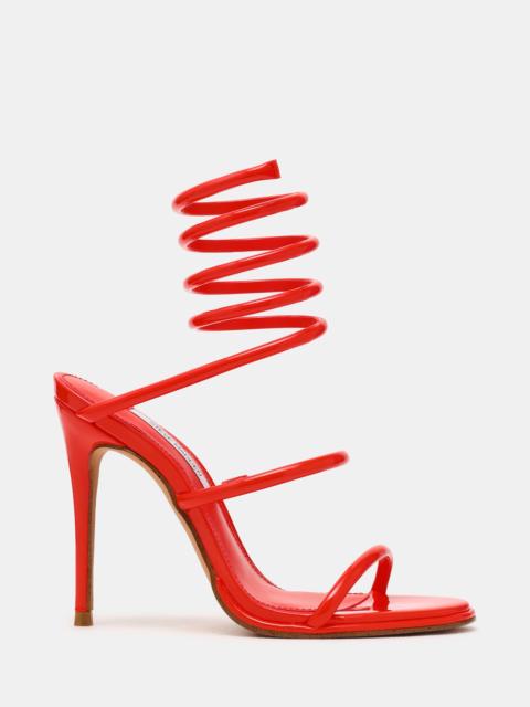 STEVE MADDEN EXOTICA RED ORANGE PATENT