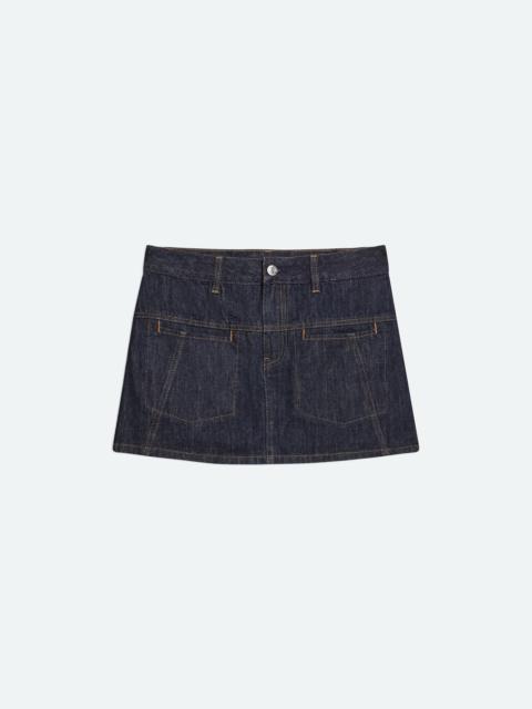 Helmut Lang DENIM MINI SKIRT