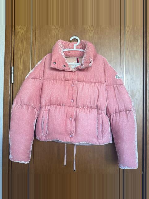 Moncler Moncler Black Velvet Logo Down Jacket
