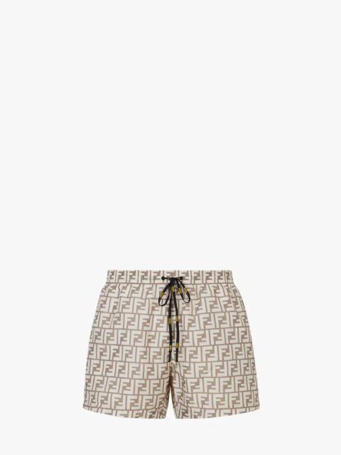 FENDI Beige Lycra® shorts