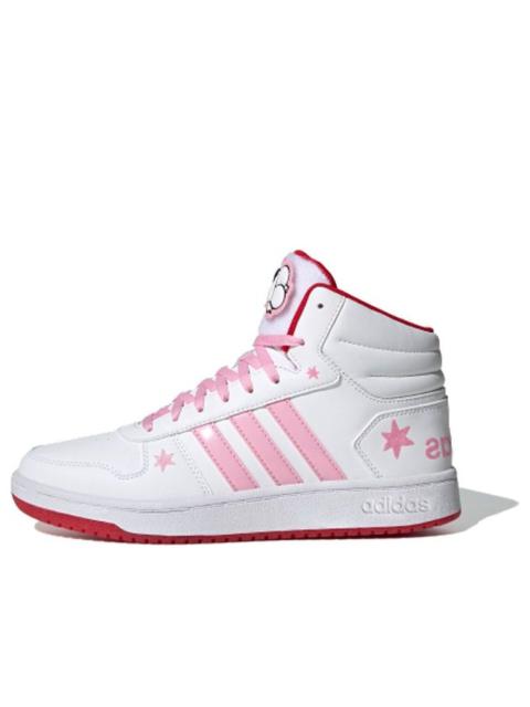 adidas (WMNS) adidas neo Hoops 2.0 Mid 'White Pink' FW8031