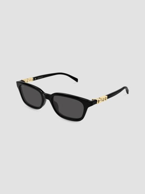 GUCCI Women's 53MM Rectangular Sunglasses - Black