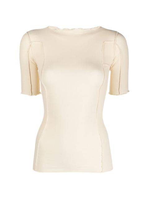 BASERANGE Omato stretch-organic cotton top