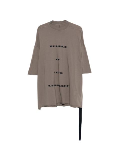 Rick Owens DRKSHDW Tommy text-graphic T-shirt