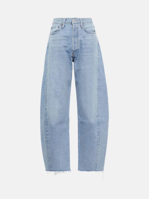 AGOLDE Luna high-rise barrel-leg jeans