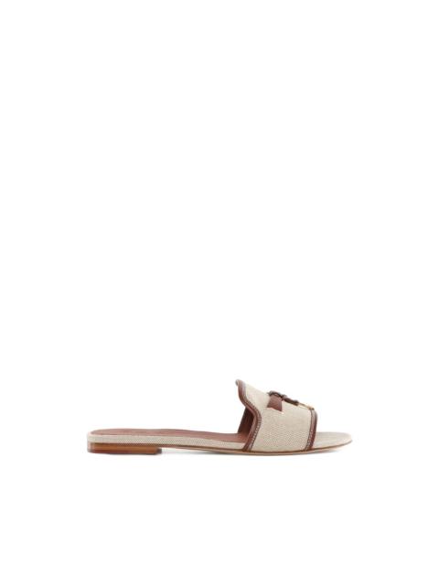 Loro Piana charm-detail flat sandals