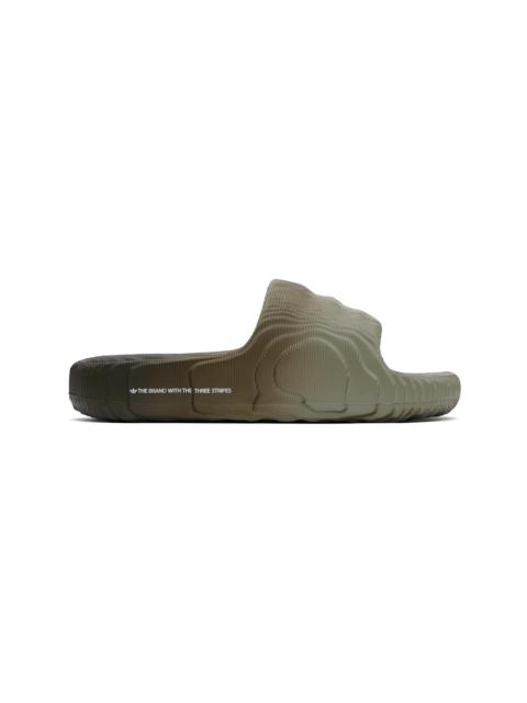 adidas Originals Gray Adilette 22 Slides