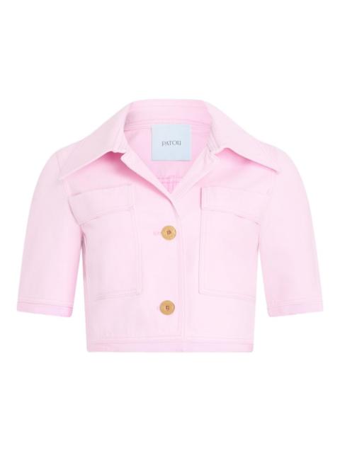 PATOU short-sleeves buttoned jacket