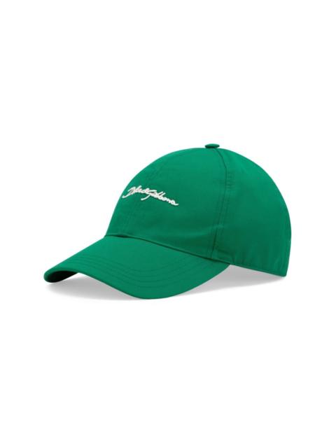 Dolce & Gabbana logo-appliquÃ© cotton baseball cap