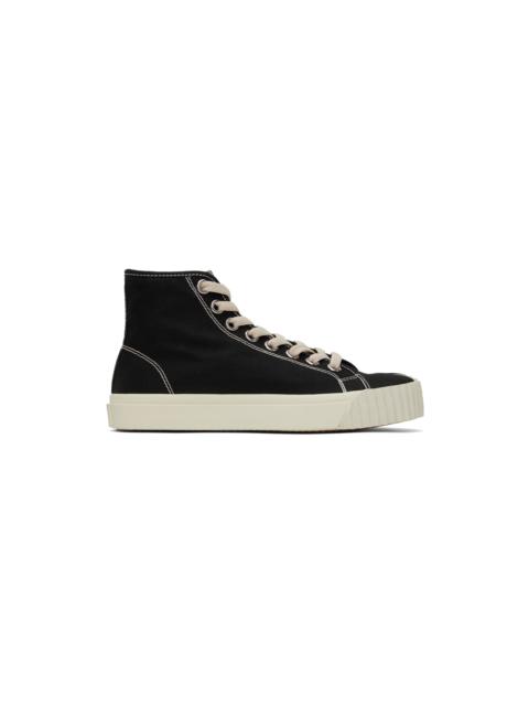 Maison Margiela Black Tabi High-Top Sneakers