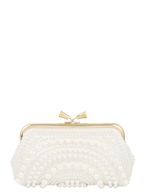 Anya Hindmarch Maud Tassel Clutch - Ivory