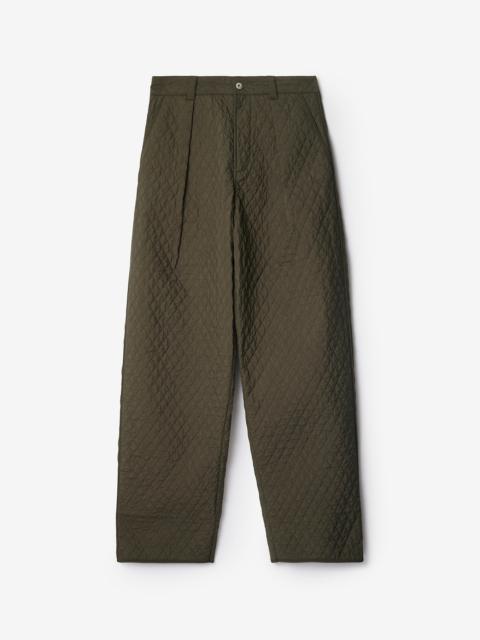 Quilted Nylon Trousers