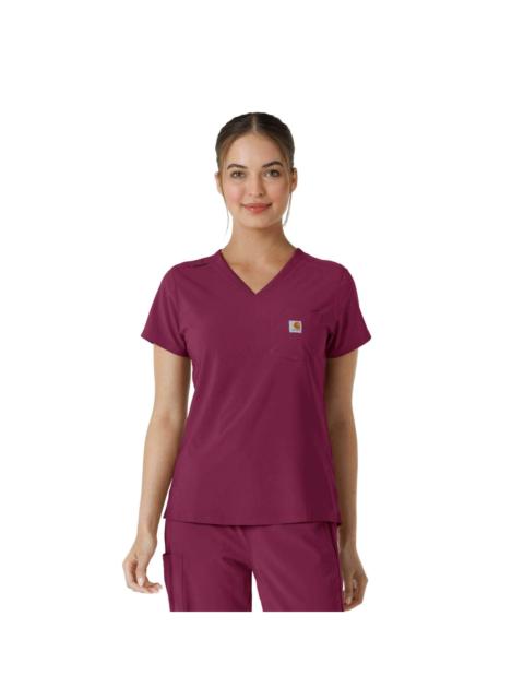 Carhartt Women's Force Cross-Flex Tuck-In Scrub Top