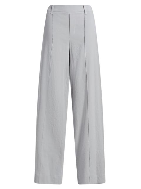 Vince Women's Joan High-Rise Linen-Blend Pants - Bay Mist