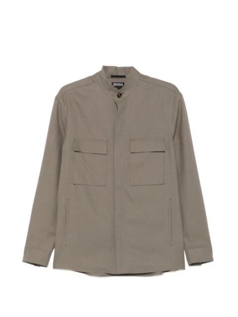 ZEGNA flap-pockets shirt jacket