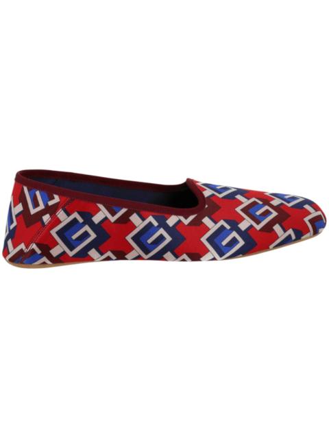 GUCCI Gucci Geometric G Print Slippers Multi