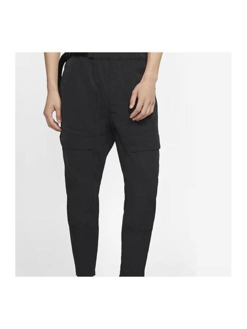 Nike Nike Sportswear 기술 팩 길쌈된 느슨한 스포츠 긴 바지 검정 CJ5156-011