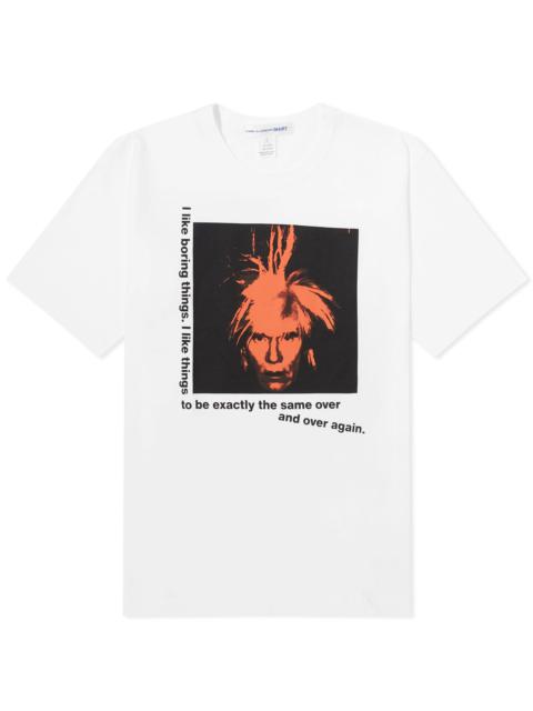 Comme des Garçons SHIRT Comme des Garçons SHIRT x Andy Warhol  T-Shirt