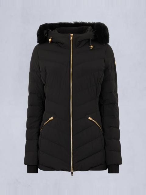 MOOSE KNUCKLES GOLD SERIES SHEARLING TRIM ROSELAWN JACKET