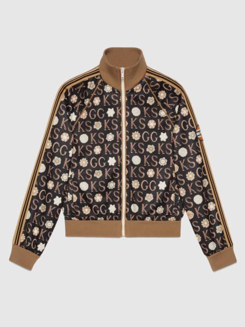 Ken Scott x Gucci print zip-up jacket