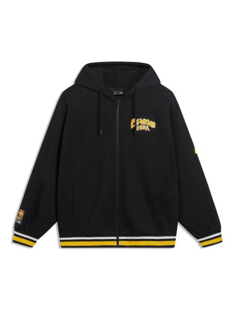Li-Ning Li-Ning Hoops Graphic Hooded Jacket 'Black' AWDT549-2