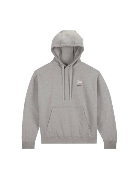 Nike FC Barcelona x Patta Solo Swoosh Hoodie 'Grey'