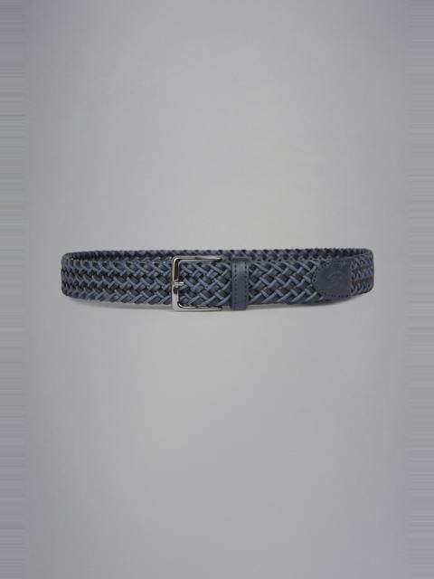 Paul & Shark WOVEN LEATHER BELT