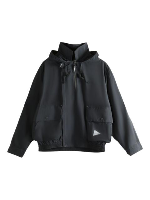 and Wander hooded flap-pocket jacket