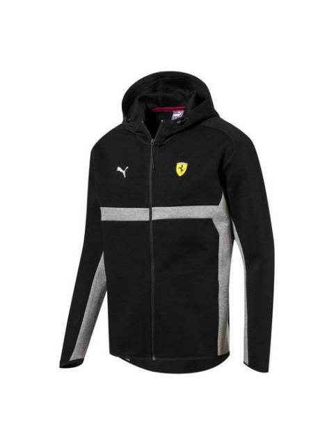 PUMA Scuderia Ferrari Hooded Sweat Jacket 'Black' 576707-02