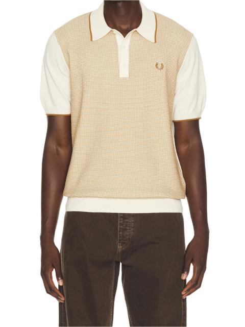 Fred Perry Tonic Waffle Knitted Polo