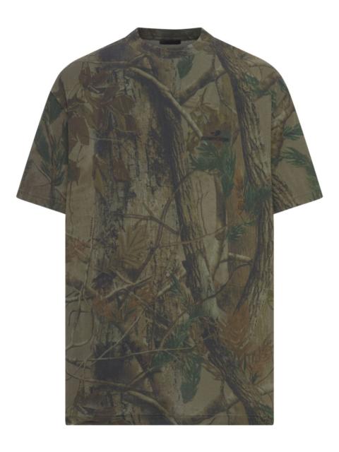 BALENCIAGA camouflage cotton t-shirt