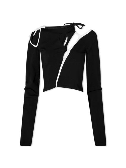 OTTOLINGER Ottolinger Long Sleeve Knit Strappy Top