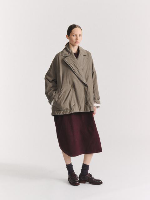 CASEY/CASEY LUNA SHORT COAT - PIN CORD - LIGHT KHAKI