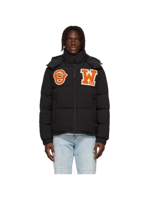 Off-White Black Logo Patch Puffer Jacket
