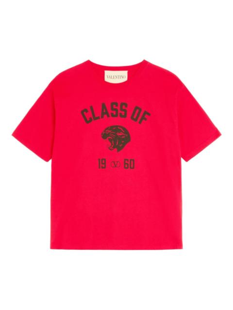 Valentino panther-print cotton T-shirt