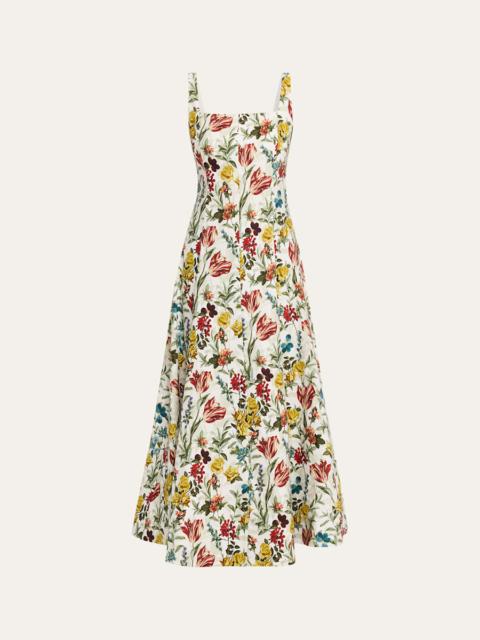 Alice + Olivia Polly Floral Maxi Dress