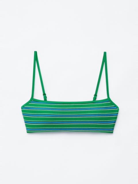 & Other Stories Striped Bikini Top