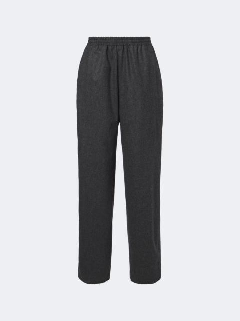Jil Sander Wool flannel wide-leg pants