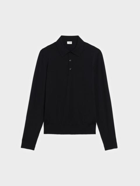 CELINE POLO-NECK SWEATER IN ICONIC MERINOS