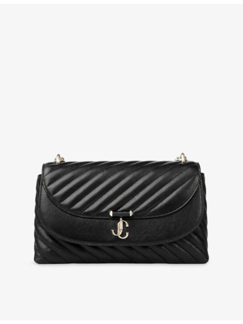 JIMMY CHOO Curve Medium Leather Cross-Body Bag