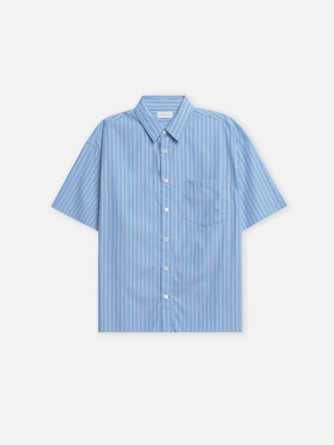 John Elliott STRIPE POPLIN SS HEMI