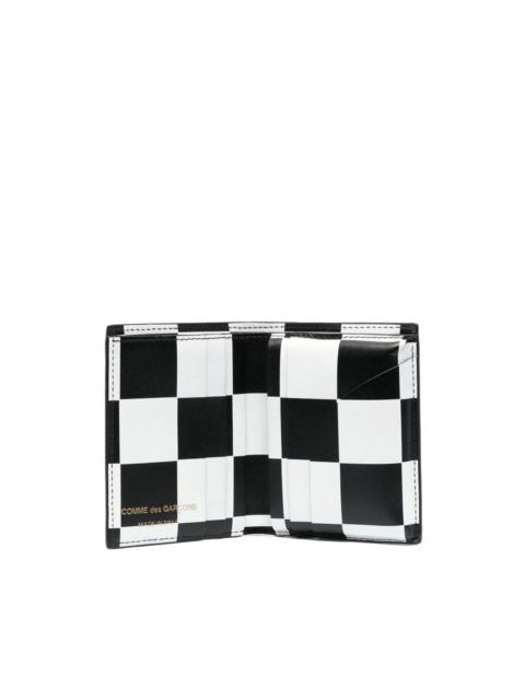 Comme Des Garçons checkerboard bi-fold wallet